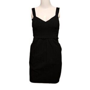 [Jodi Kristopher] Black Fitted Dress w/ Belt - Size 3/4